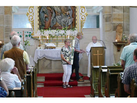 75 Jahre Wachsstockfest an der Weingartenkapelle in Naumburg (Foto: Karl-Franz Thiede)